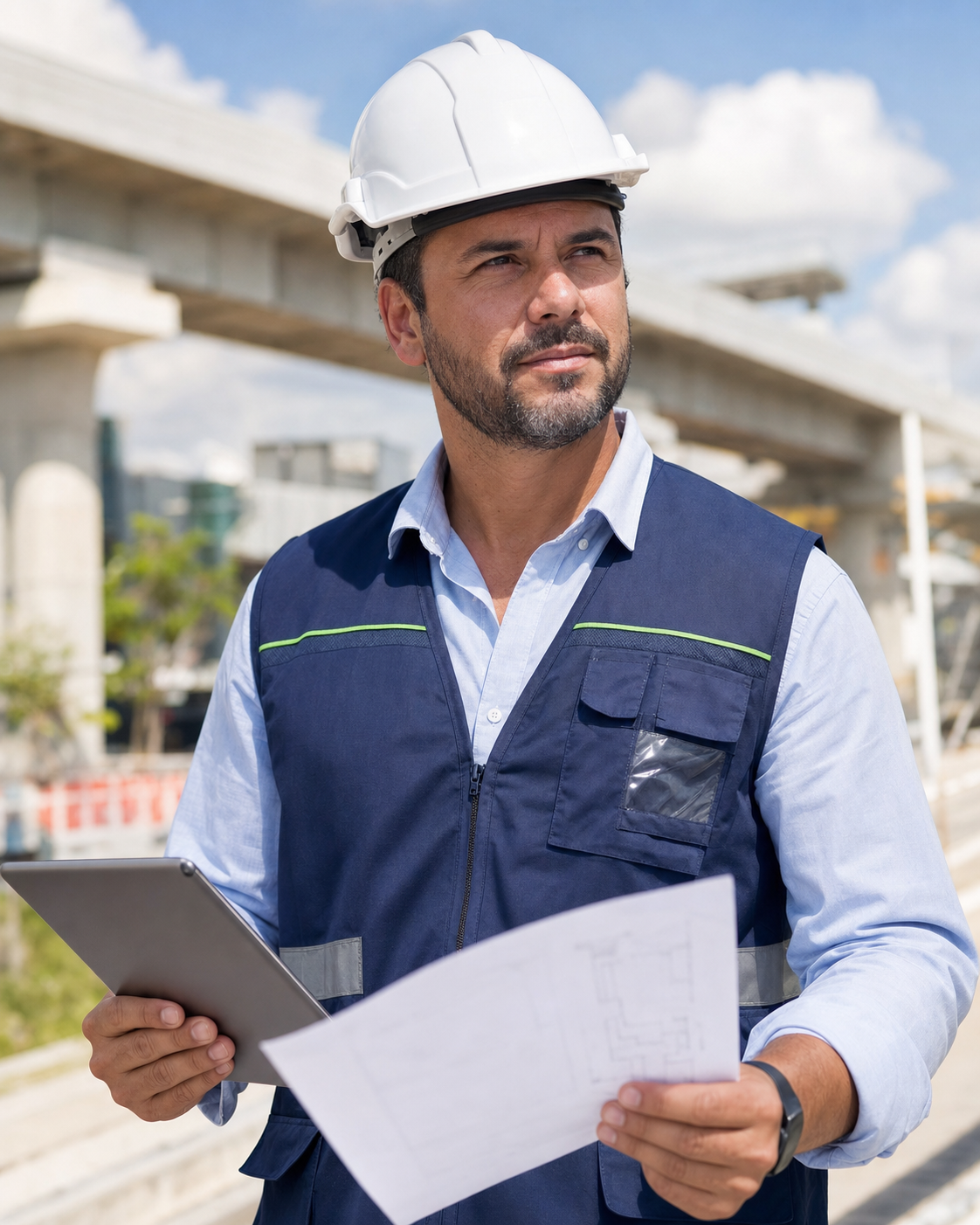 Engenheiro especialista em licita&ccedil;&otilde;es analisando um edital